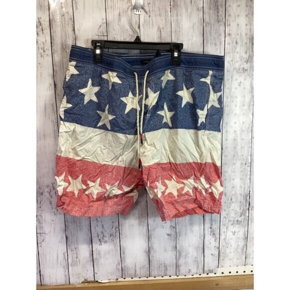 cowgirl argyle boho cozy grandpa dad Tommy Hilfiger Men's Swim Trunks Small - Picture 1 of 6
